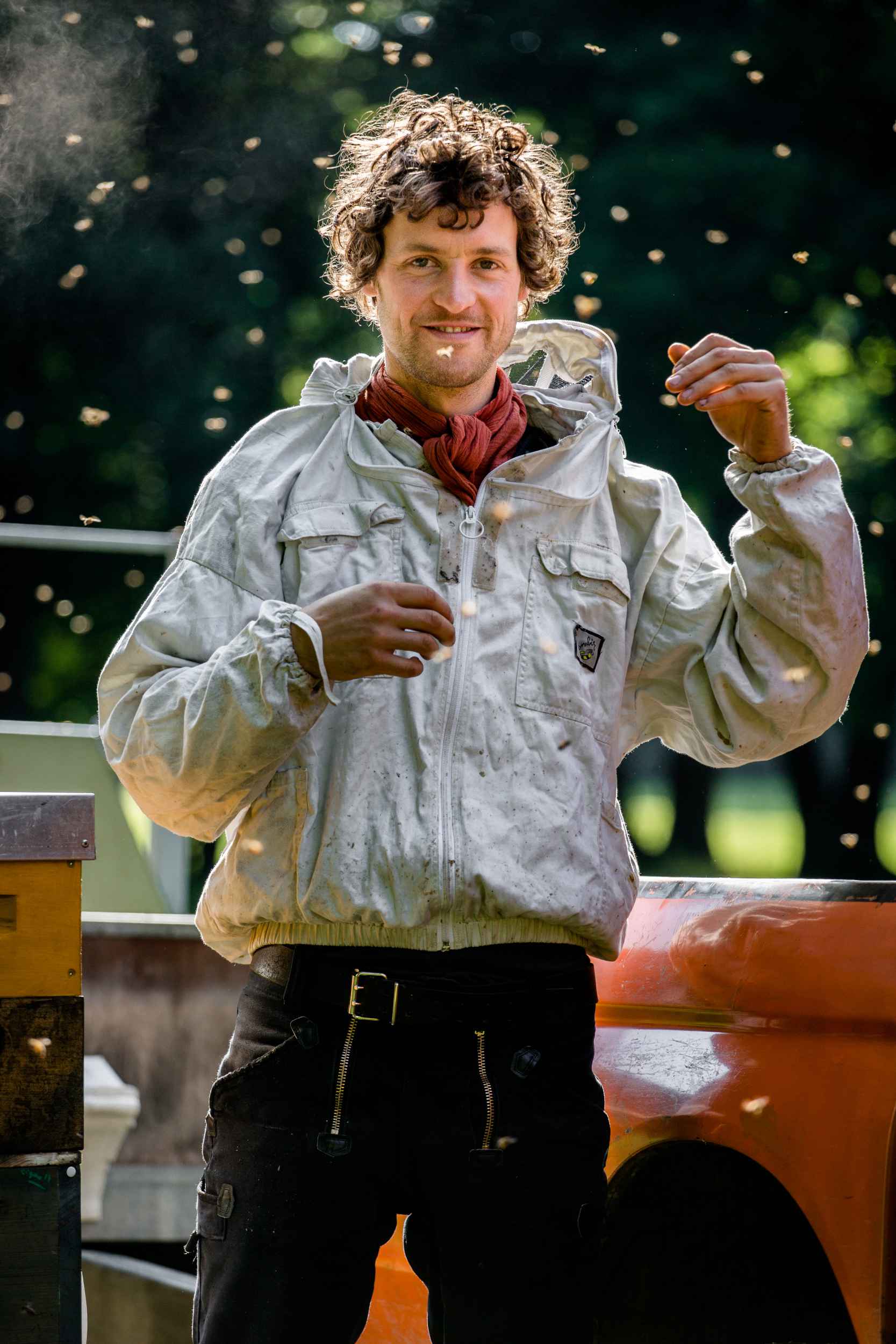 Christopher Mann ist gelernter Landwirt und Imker.