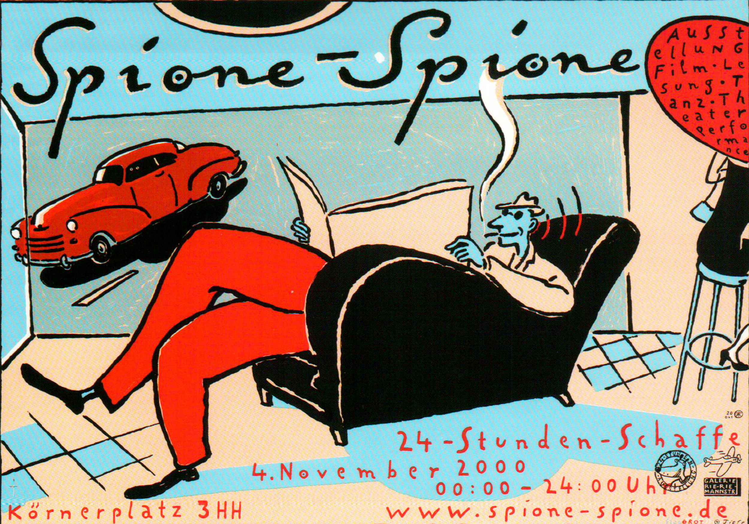 Spione-Spione - 2000 am Körnerplatz.