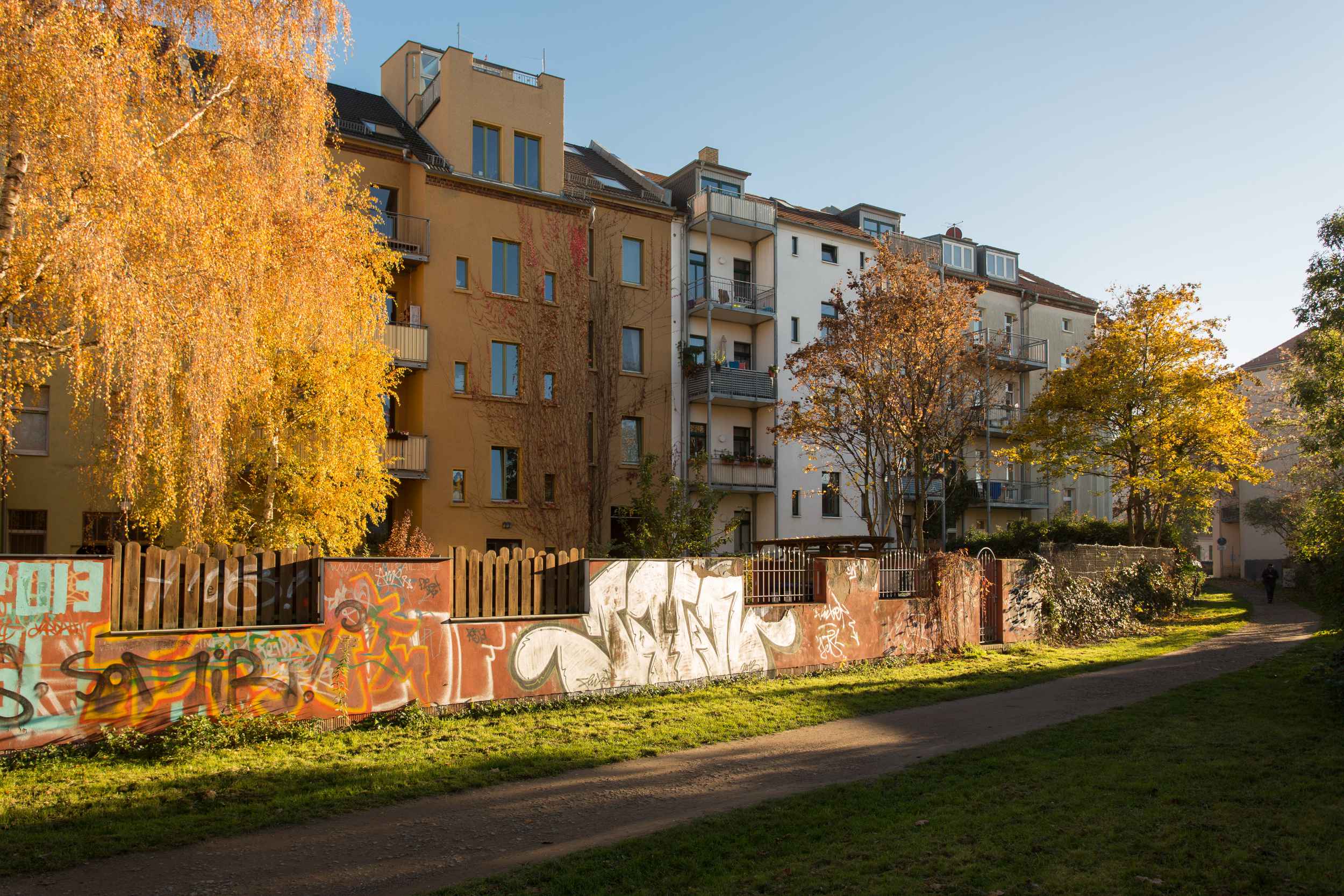 Wohnen direkt am Henriettenpark. 