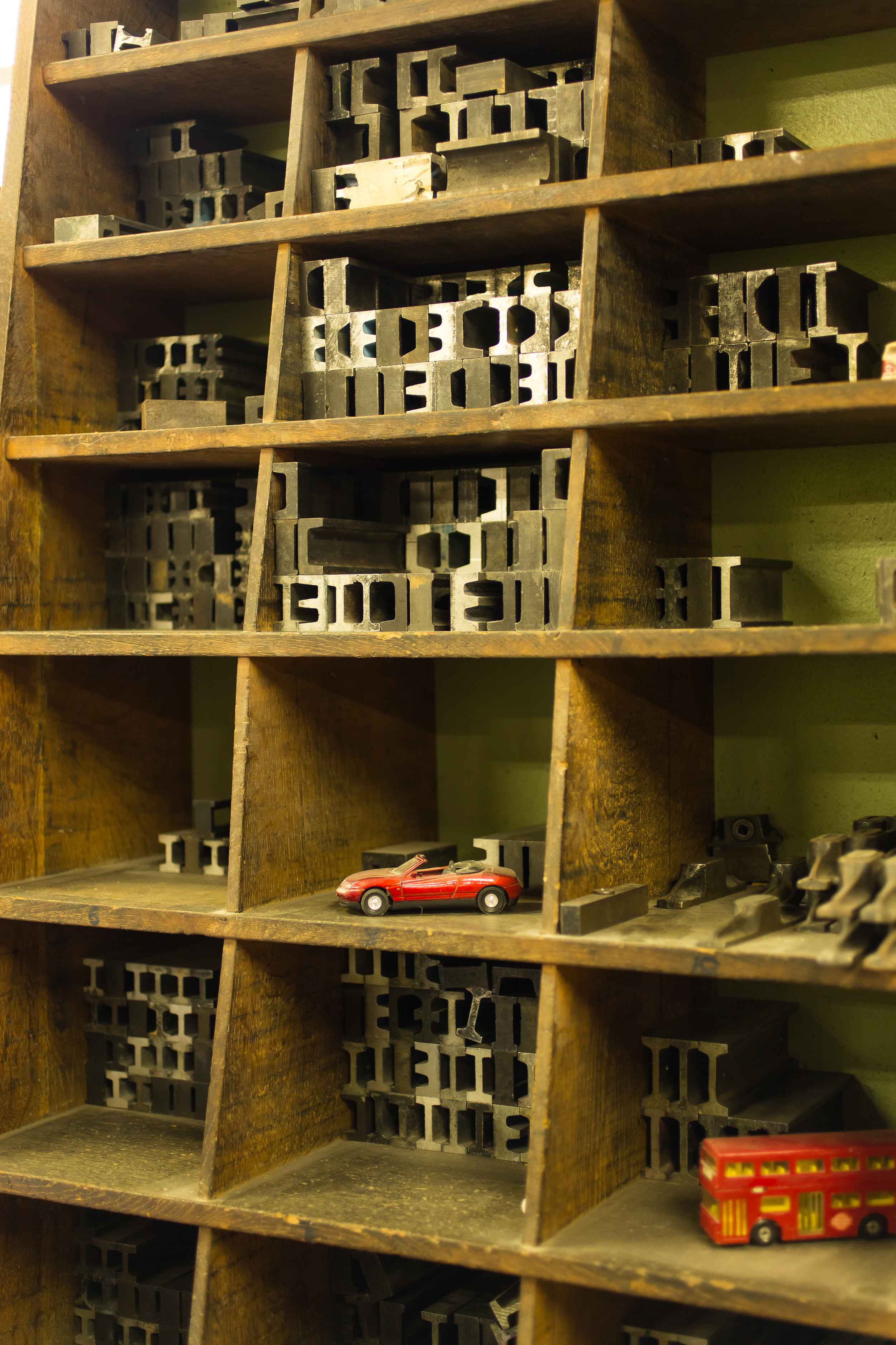 Detail in der Buchdruckwerkstatt von Thomas Siemon auf der Baumwollspinnerei Leipzig