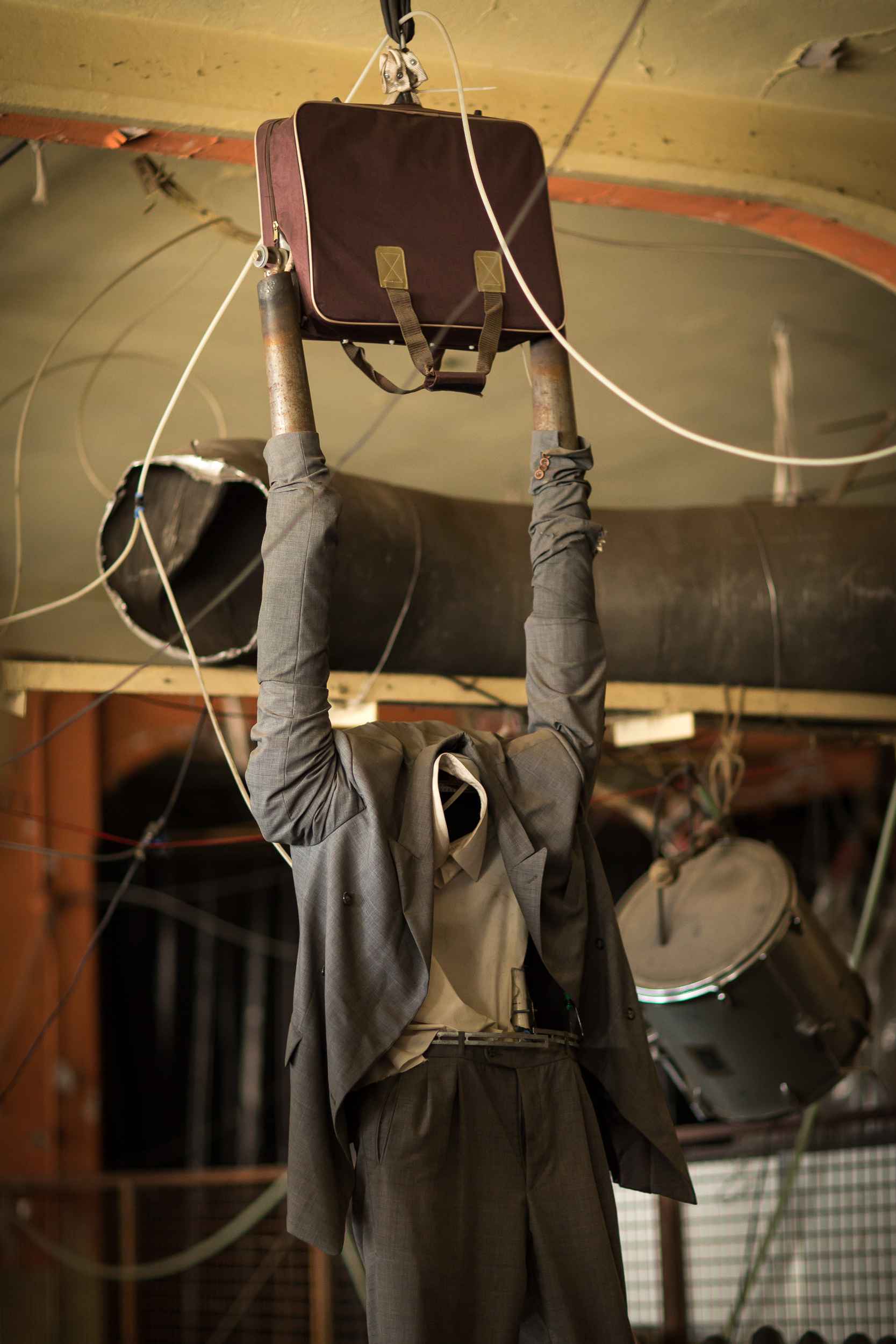 Überall finden sich skurile Figuren.