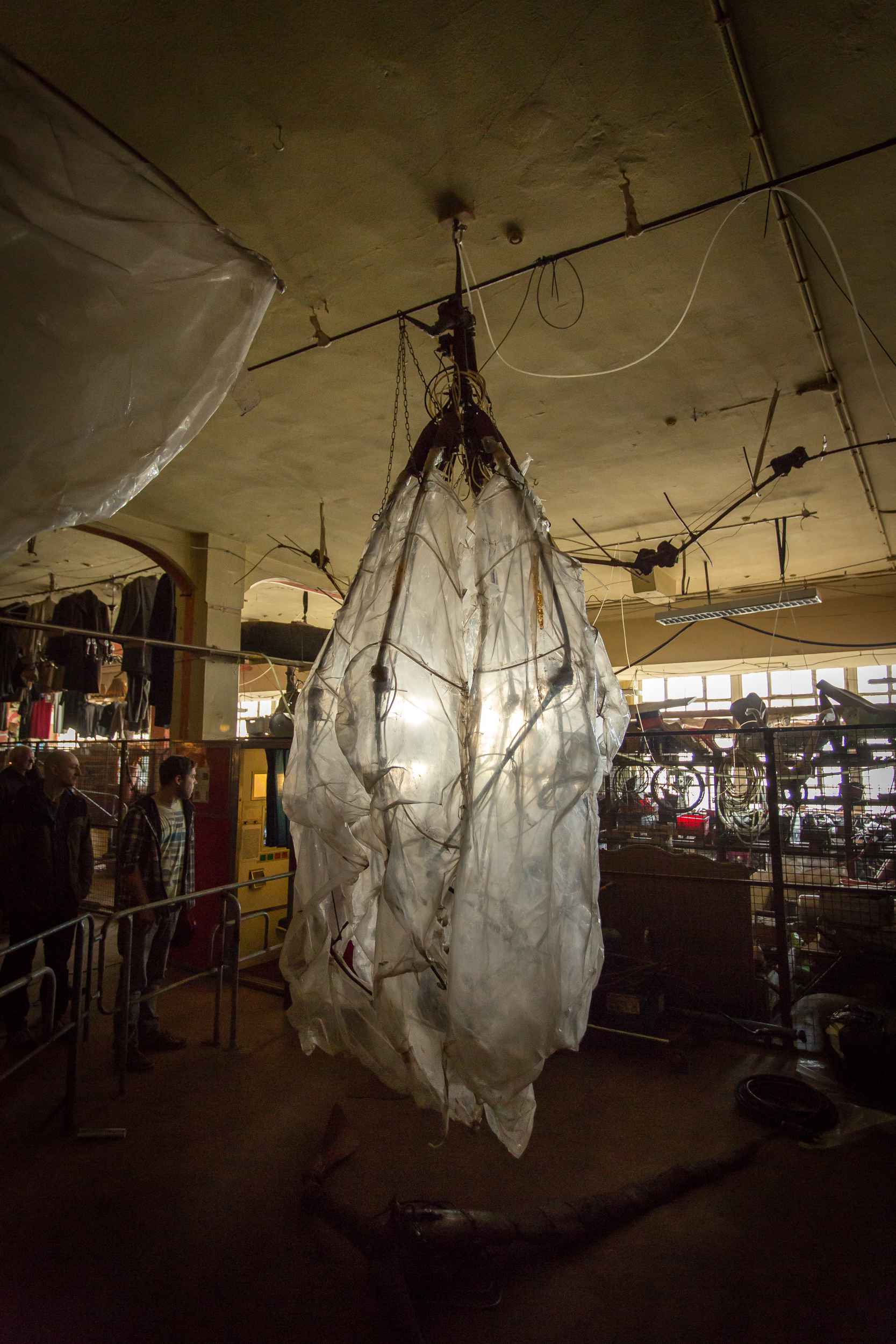 Fragile Konstruktionen sind ebenfalls im Bimbotown in Plagwitz zu finden.